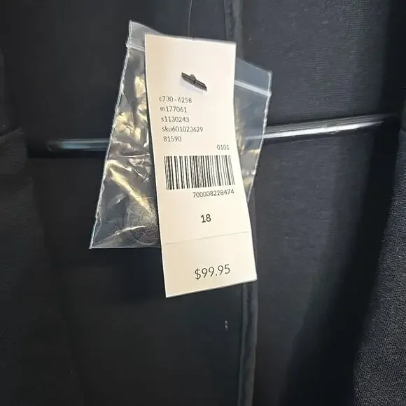 Lane Bryant The Bryant Blazer Women’s Size 18 Black Jacket Workwear - Picture 3 of 9